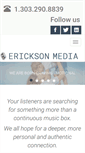Mobile Screenshot of ericksonmedia.com
